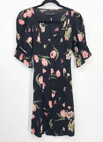 Christy Dawn  Ono Floral Button Down Mini Dress Small