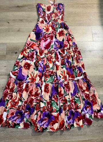 Anthropologie Floral Maxi Dress