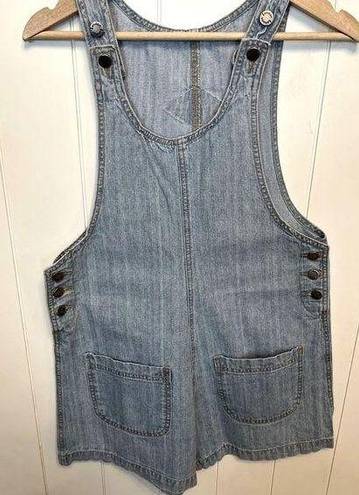 Vintage 90’s denim overall romper size medium