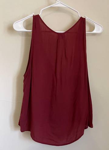 Ecote Red Flowy Tank 