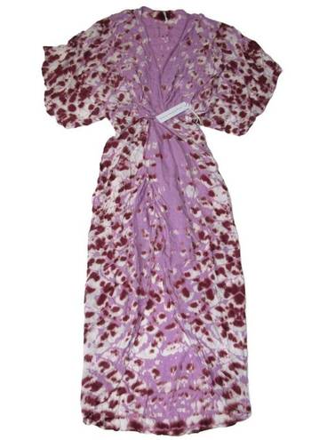 Young Fabulous and Broke NWT  YFB Siren Maxi in Date Boa Tie Dye Hi-Lo Dress XS