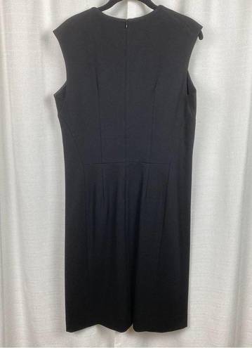 MM.LaFleur  Black Katie Sheath Dress Sz.14