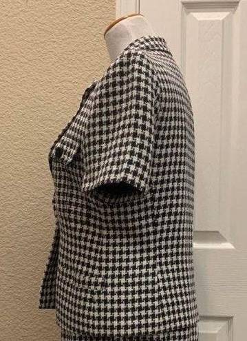 Harvé Benard Vintage Houndstooth Blazer