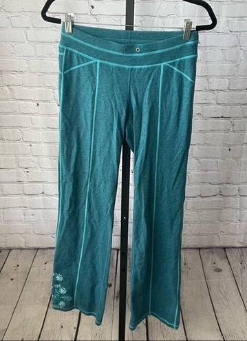 Athleta  Blue Green Sweat Pants Extra Small Tall