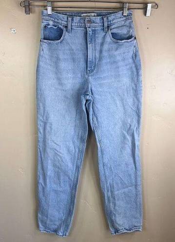 Abercrombie & Fitch  Womens 90’s Straight Ultra High Rise Denim Jean Size 30