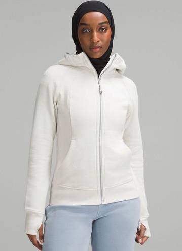 Lululemon White Scuba Hoodie