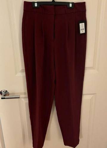 DKNY High Rise Pleated Cropped Pants