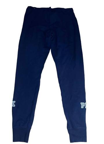 Victoria's Secret VS PINK Navy Zippered Ankle Joggers 