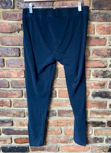 Lands'End  Navy Blue Pull-On Leggings Pants Women's Size medium 10-12