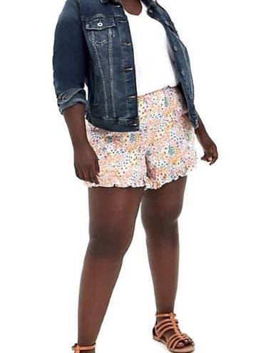  5 inch Gauze High Rise Floral Shorts- Torrid Size 1 (12/14)