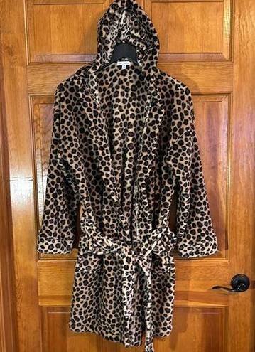 Vera Bradley  Women’s Plush Hooded Robe W/Tie & Pockets Size S/M-EUC