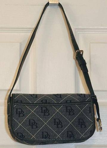 Dooney & Bourke GUC Rare Vintage  Monogram Bag Canvas Leather