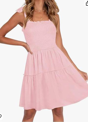 Amazon Blush Pink Dress