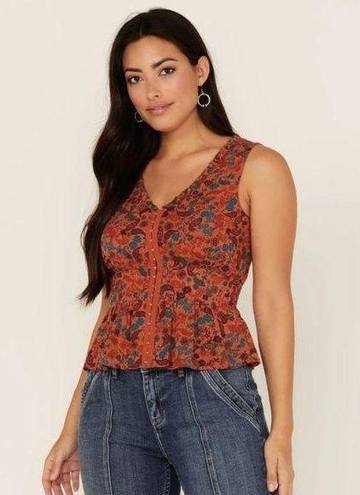 Idyllwind  fueled by Miranda Lambert floral beacon corset boho top Xsmall