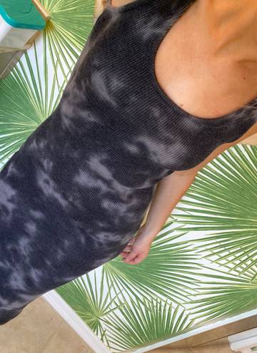 RD Style Tie Dye Bodycon Midi Dress