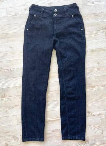 Pilcro  Anthropologie High Rise Slim Straight Jean | Size 25