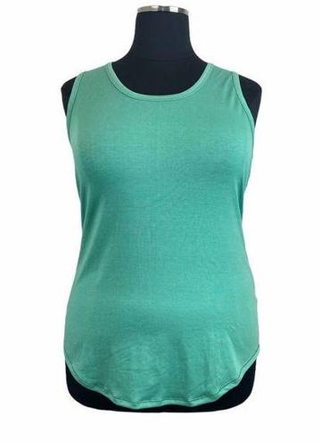 LuLaRoe 2XL  Green Sleeveless Tank Top