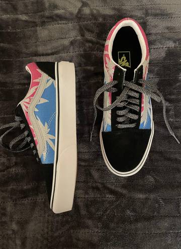 Vans Shimmer Blue And Pink