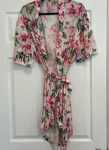 Show Me Your Mumu Show Me Your Mumy Pink Floral Light Robe One Size