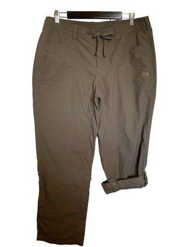 The North Face  hiking pants roll up button conversion