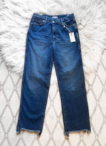 Good American NWT  Good Curve Straight Crossover Jeans In Indigo 125