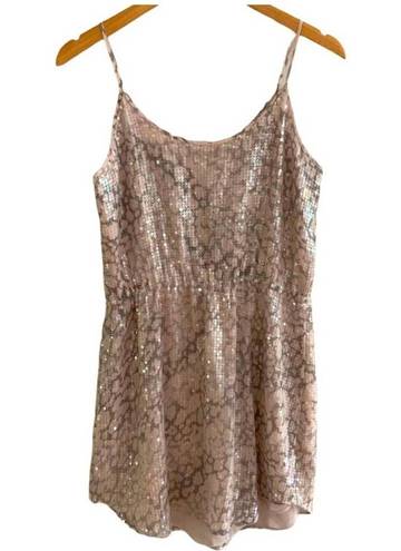 Rebecca Taylor  Leopard Print Sequins Cocktail Party 70’s Women’s Size 10