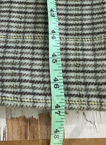 Free People  WE THE FREE Liberty Duster Plaid Wool Blend Coat Size Small