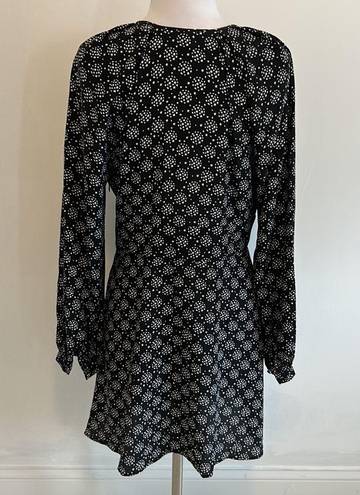 Equipment  Silk Alexandria Star Print Black Dress