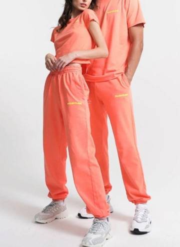 Talentless  Unisex Oversized Sweatpants Set - Highlighter Coral