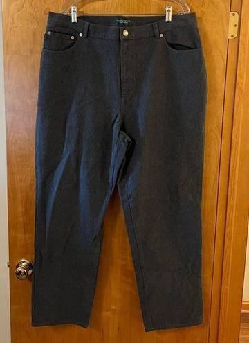 Krass&co Lauren Jeans . Womens Charcoal Gray Grey Jeans Pants LRL Ralph Lauren Size 20W