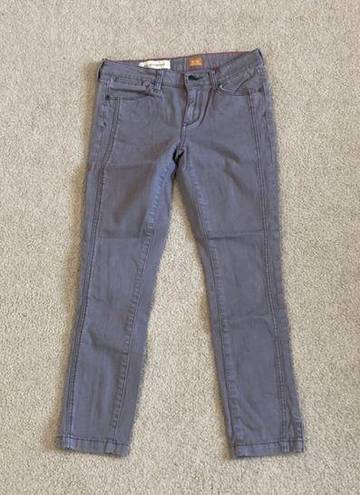 Pilcro and the Letterpress Anthropologie  stet grey skinny jeans in size 25