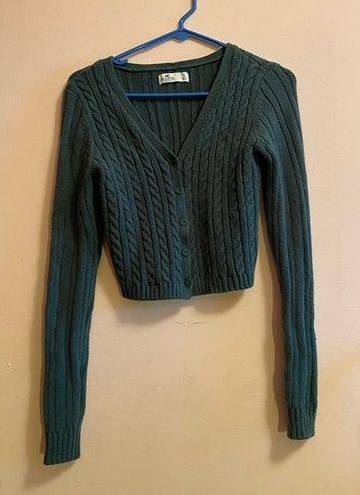 Hollister  cropped cardigan sweater