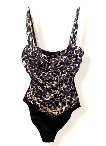 Bleu Rod Beattie  animal print one piece EUC