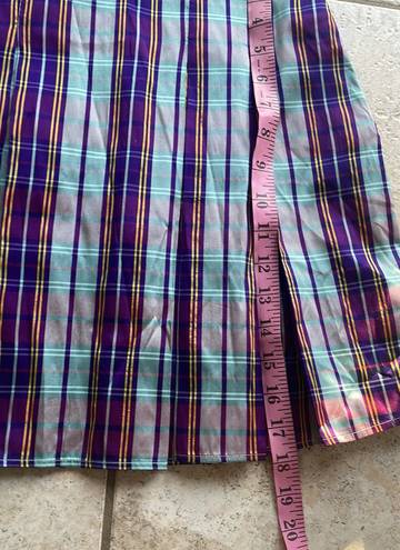 LPA Fia Skirt in Purple Plaid