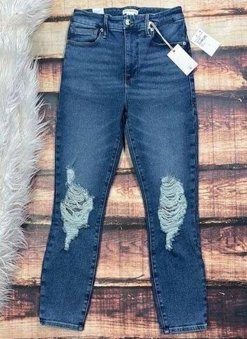 Good American  Good Waist Crop Skinny Jeans