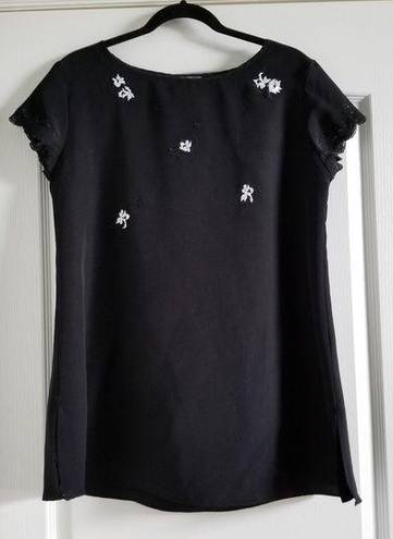 Natori Adorable  Black Nightgown in Size Medium