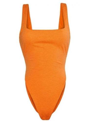 Mara Hoffman NEW  Idalia One Piece Saffron