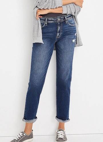 KanCan USA KanCan High Rise Boyfriend Jeans Distressed Size 26