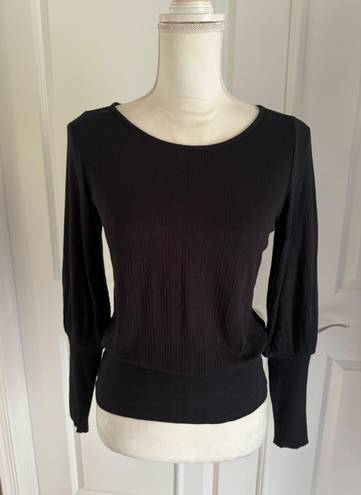 Bailey44 EUC Bailey 44 Womens Emmaline Banded Bishop Sleeves Top