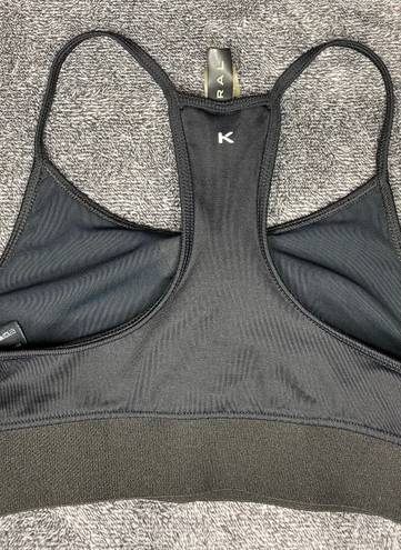 Koral black with beige triangle sports bra ( S )