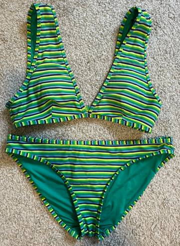 Aerie Striped Bikini Set