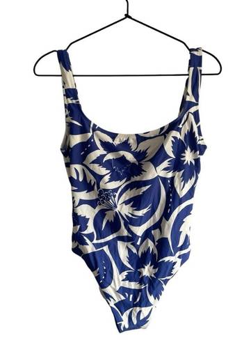 Madewell New!  Second Wave Square-Neck Tank One-Piece Swimsuit in Tropicale Flora