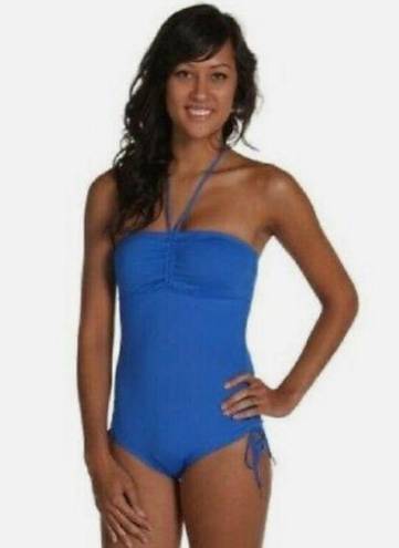 Juicy Couture Pre Loved  Bandeau Maillot
Swimsuit Lagoon Blue Size