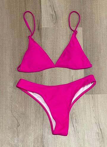 Hot Pink Bikini Set