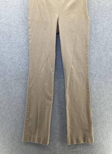 Boston Proper Women's Pants Beige Brown Size 6L Long Straight Leg Cotton blend