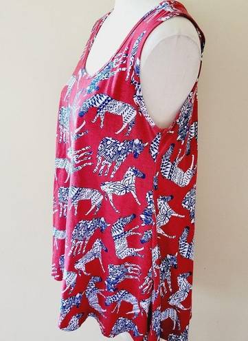 LuLaRoe  perfect tank zebra print size xs