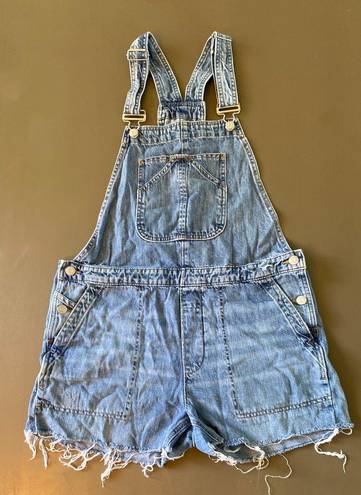 Gap Denim Overall Shorts