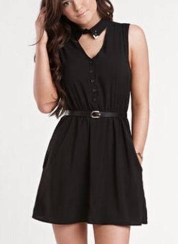 Kendall + Kylie  little black mini dress