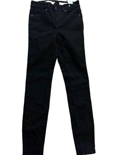 Pilcro  Black high rise denim legging jeans sz 26 NEW