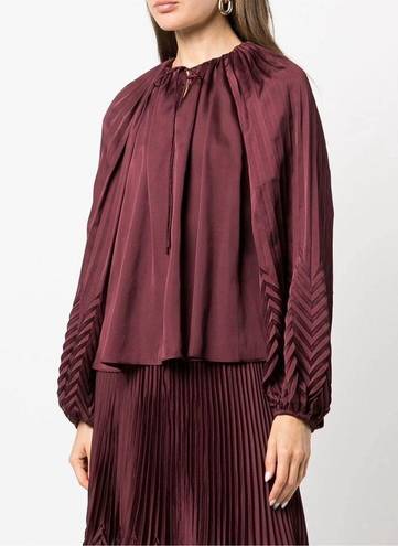 Mulberry Jonathan Simkhai NWT Wanda Pleated Detail Top in  Size 0